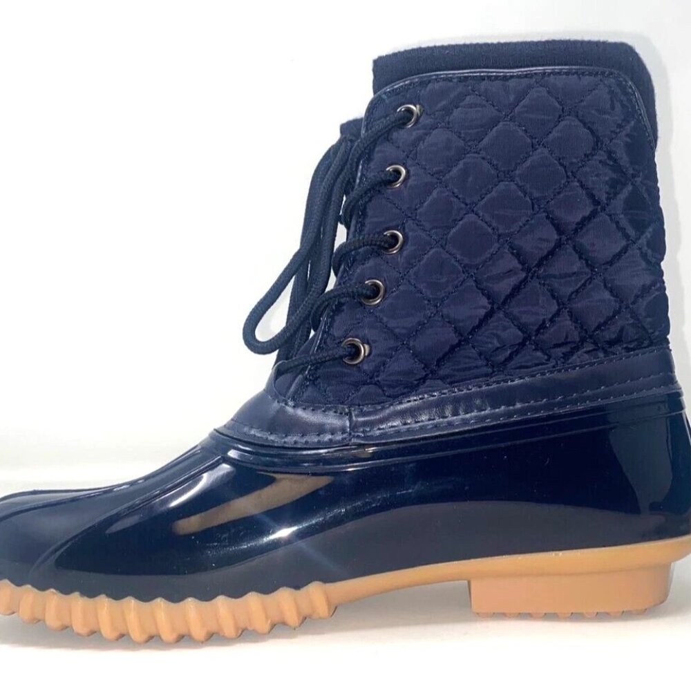 Sporto Destiny Women's Duck Winter Waterproof Boot Navy Size 6 - Picture 3 of 8